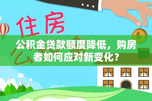 阿巴嘎旗公积金贷款额度降低，购房者如何应对新变化？