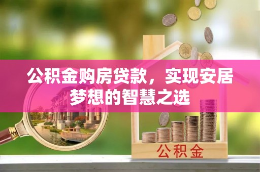 阿巴嘎旗公积金购房贷款，实现安居梦想的智慧之选