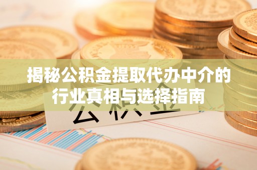 阿巴嘎旗揭秘公积金提取代办中介的行业真相与选择指南