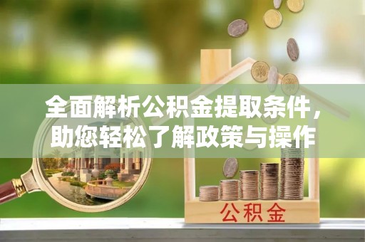 阿巴嘎旗全面解析公积金提取条件，助您轻松了解政策与操作