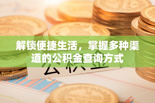 阿巴嘎旗解锁便捷生活，掌握多种渠道的公积金查询方式