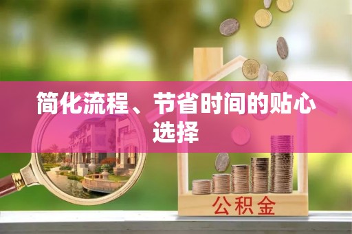阿巴嘎旗简化流程、节省时间的贴心选择